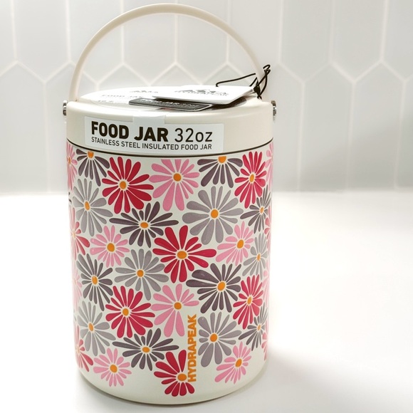 32oz Hydrapeak Floral Food Jar Thermos - Picture 6 of 8
